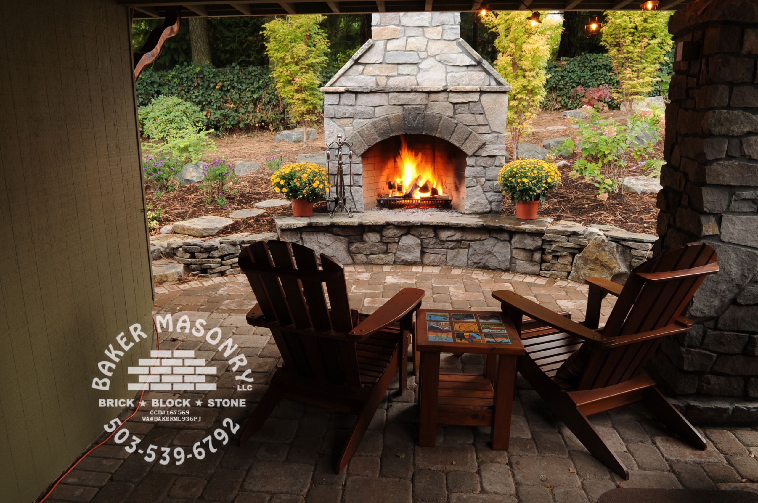 DIY Outdoor Stone Fireplace
 Stone Outdoor Fireplaces