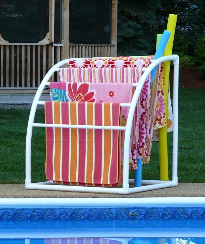 DIY Outdoor Towel Rack
 DIY PVC Towel Rack – DIY projects for everyone