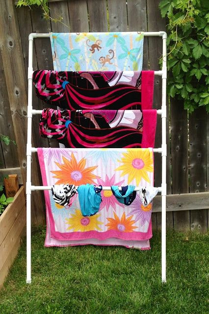 DIY Outdoor Towel Rack
 206 best images about Ya Ya popup camper fun and