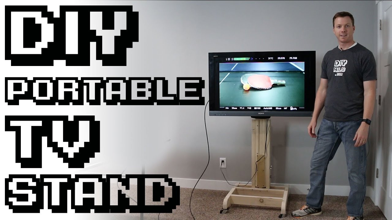 DIY Outdoor Tv
 DIY Portable TV Stand