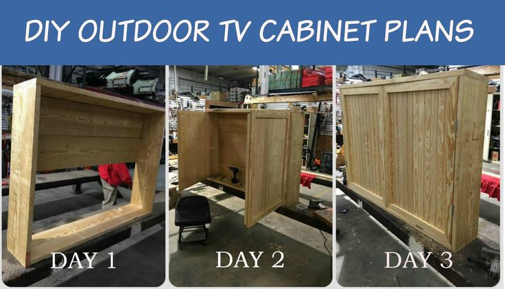 DIY Outdoor Tv
 17 Best images about Outdoor TV Cabinets on Pinterest