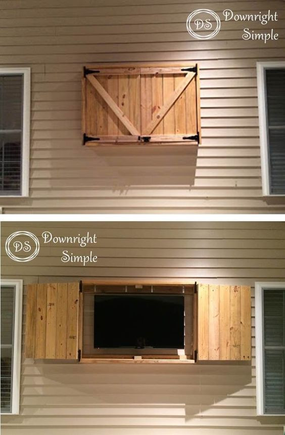 DIY Outdoor Tv
 20 Awesome Outdoor DIY Projects