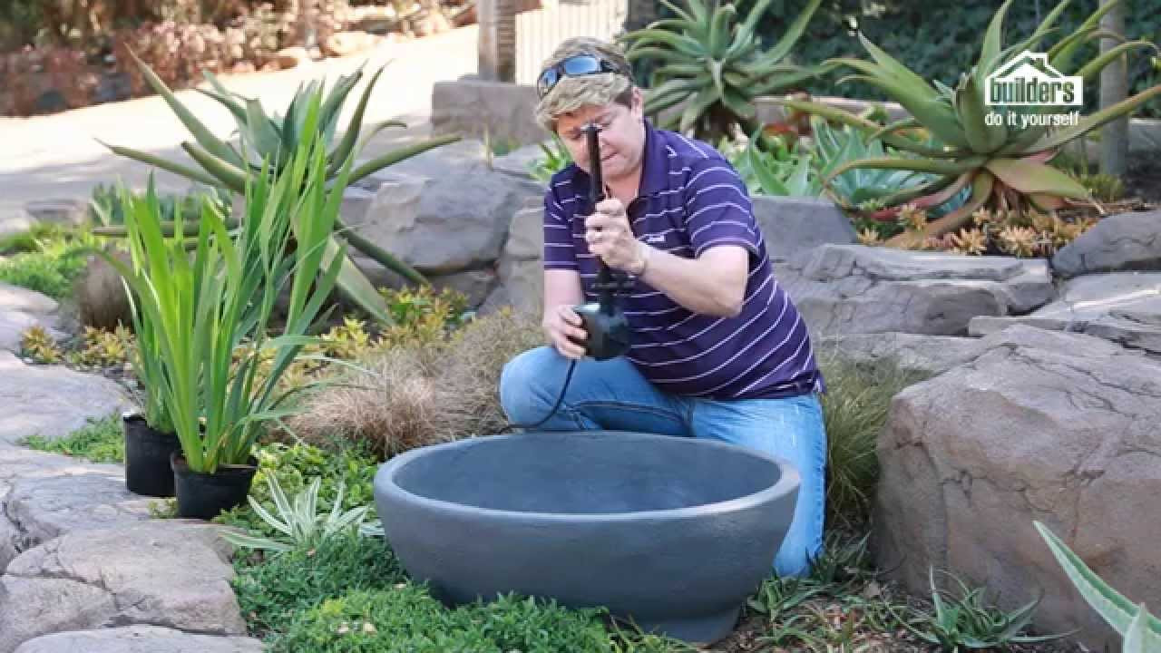 DIY Outdoor Water Features
 Builders DIY Episode 5 Simple Water Feature