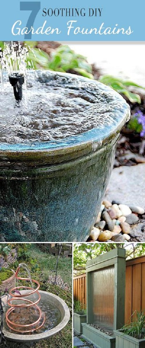 DIY Outdoor Water Fountain
 7 Soothing DIY Garden Fountains to Beautify your Garden