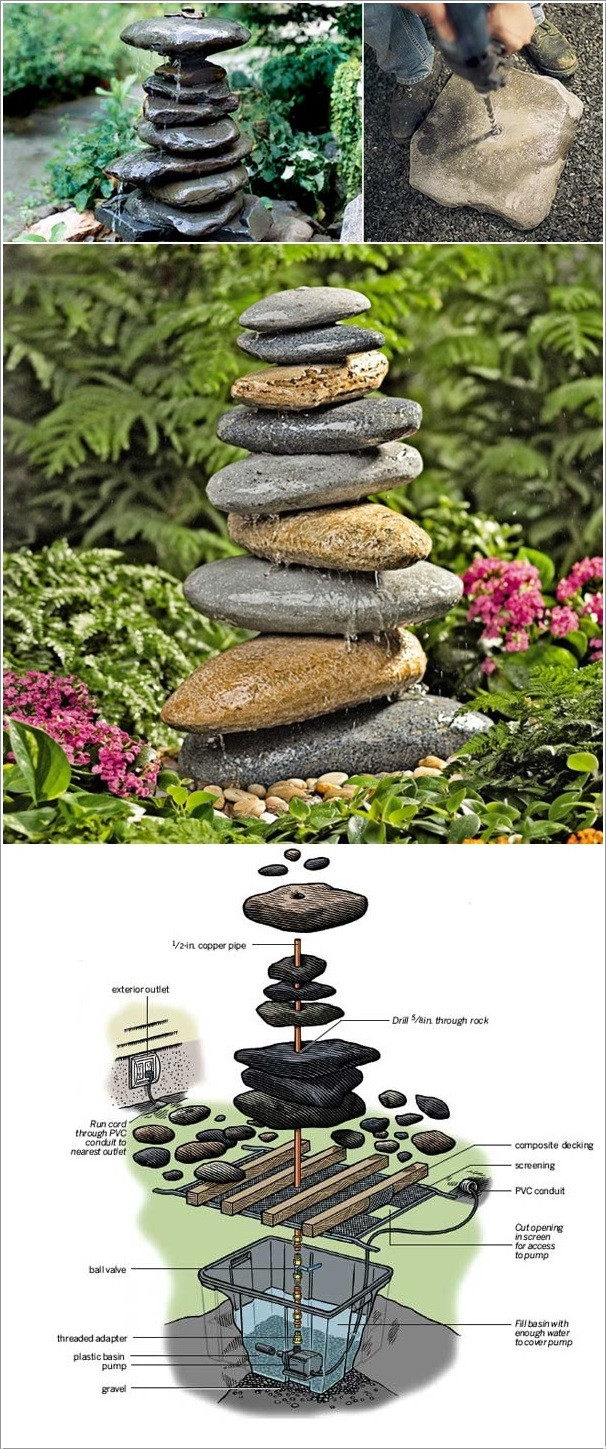 DIY Outdoor Water Fountain
 10 Waterfall Fountain Ideas to Adorn Your Garden Amazing