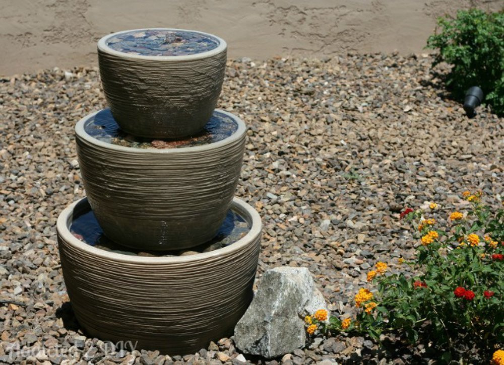 DIY Outdoor Water Fountain
 DIY Backyard Water Fountain Easy DIY Projects 12