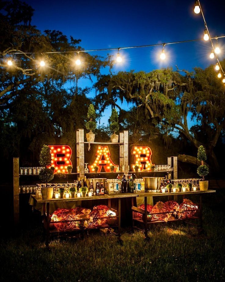 DIY Outdoor Wedding Lighting
 IDEAS FOR WEDDING RECEPTION DECORATING WITH LIGHTS