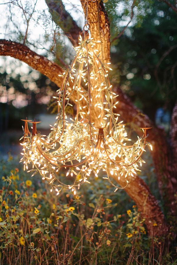 DIY Outdoor Wedding Lighting
 Wedding light decorations