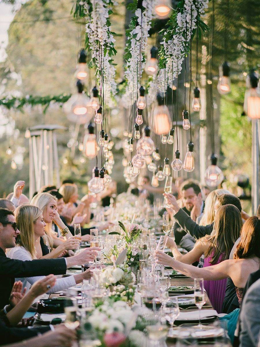 DIY Outdoor Wedding Lighting
 21 Stunning Examples of Wedding Lighting Decor That You