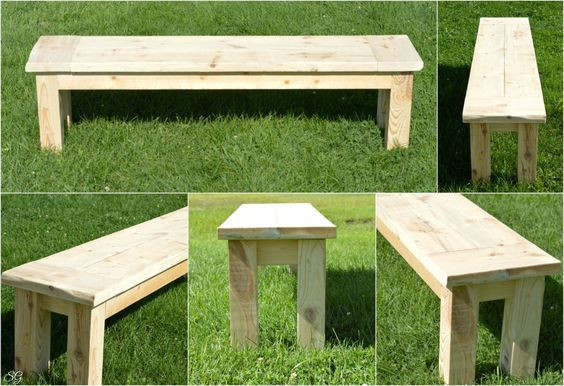 DIY Outdoor Wooden Benches
 10 Simple DIY Woodworking Bench Ideas That Full