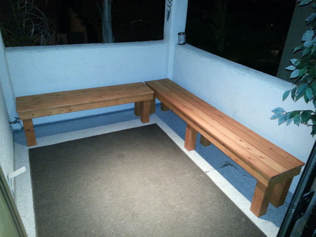 DIY Outdoor Wooden Benches
 DIY Outdoor Wood Bench 6 Steps with