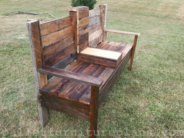 DIY Outdoor Wooden Benches
 15 DIY Outdoor Pallet Bench