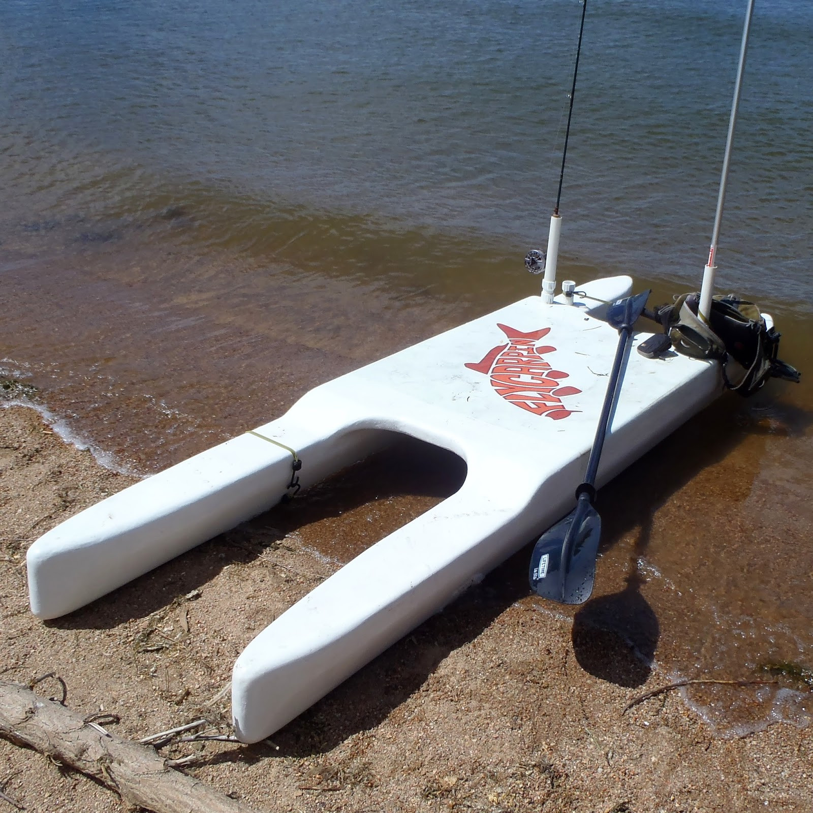 DIY Paddle Board Rack
 Fly Carpin DIY Standamaran Stand Up Paddleboard Plans