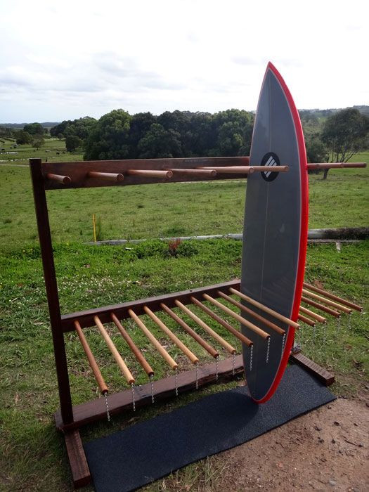 DIY Paddle Board Rack
 DYI Vertical Surfboard Rack Google Search