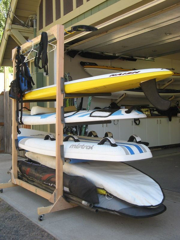 DIY Paddle Board Rack
 How do you store your SUP s …