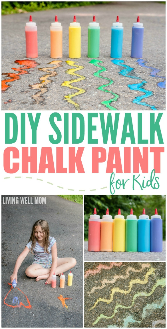 DIY Paint For Kids
 DIY Sidewalk Chalk Paint for Kids in Less than 5 Minutes