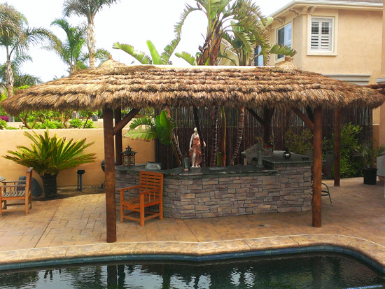 DIY Palapa Plans
 Tiki Roof Construction & How To Build A Tiki Bar With A