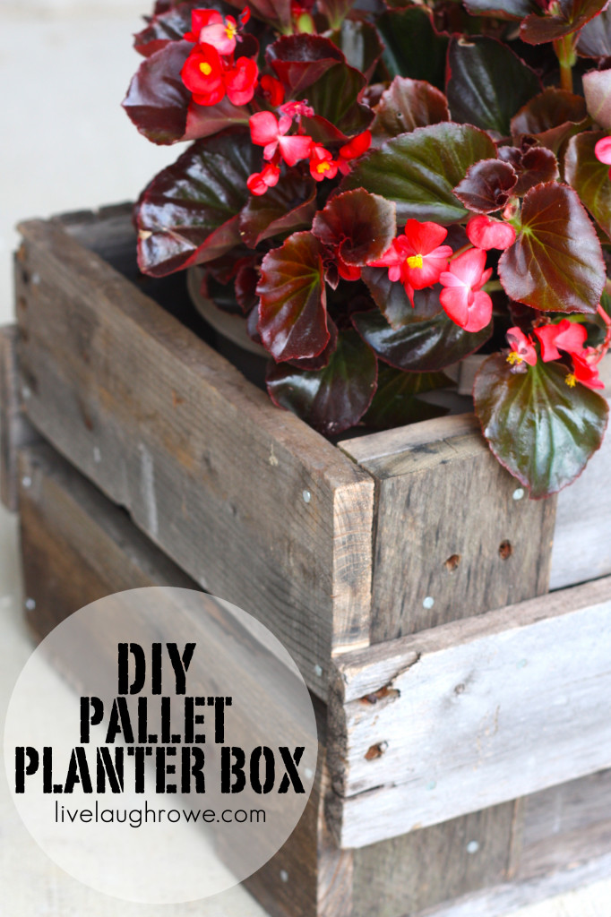 DIY Pallet Garden Box
 Pallet Planter Box DIY Project Live Laugh Rowe