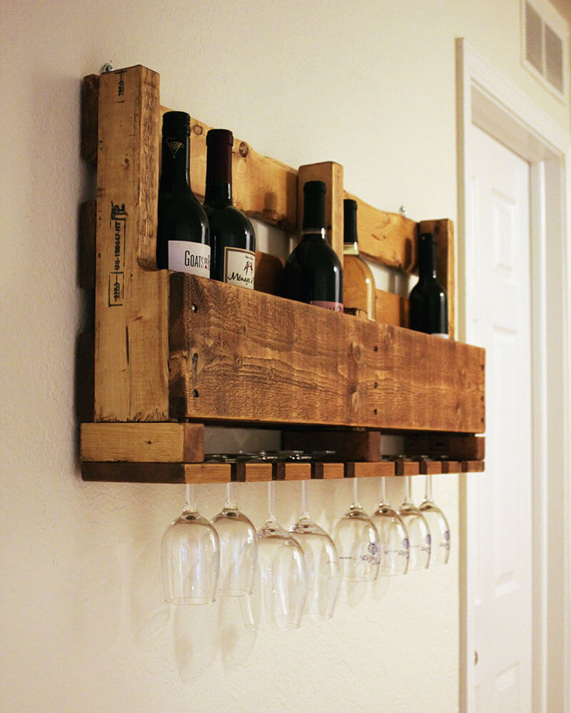 DIY Pallet Wine Rack
 DIY Wine Rack from a Pallet – And Possibly Dinosaurs