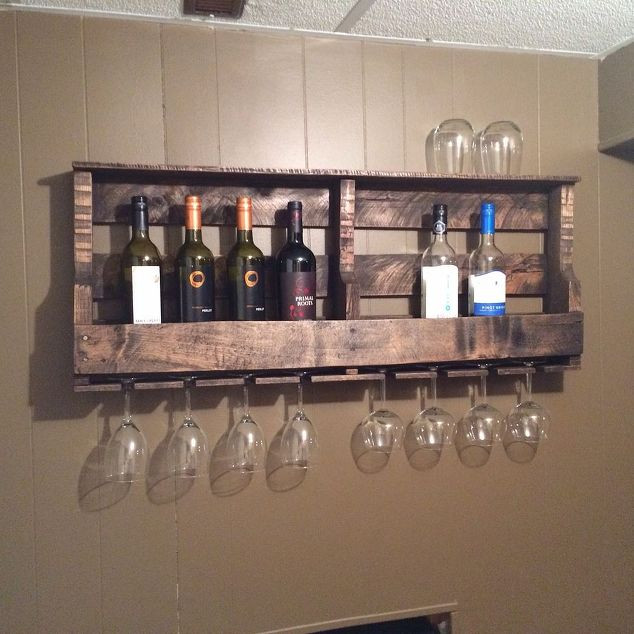 DIY Pallet Wine Rack
 How to Make a Pallet Wine Rack