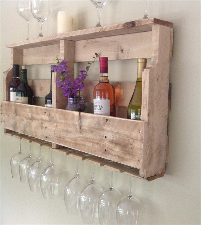 DIY Pallet Wine Rack
 DIY Pallet Wine Rack Shelf