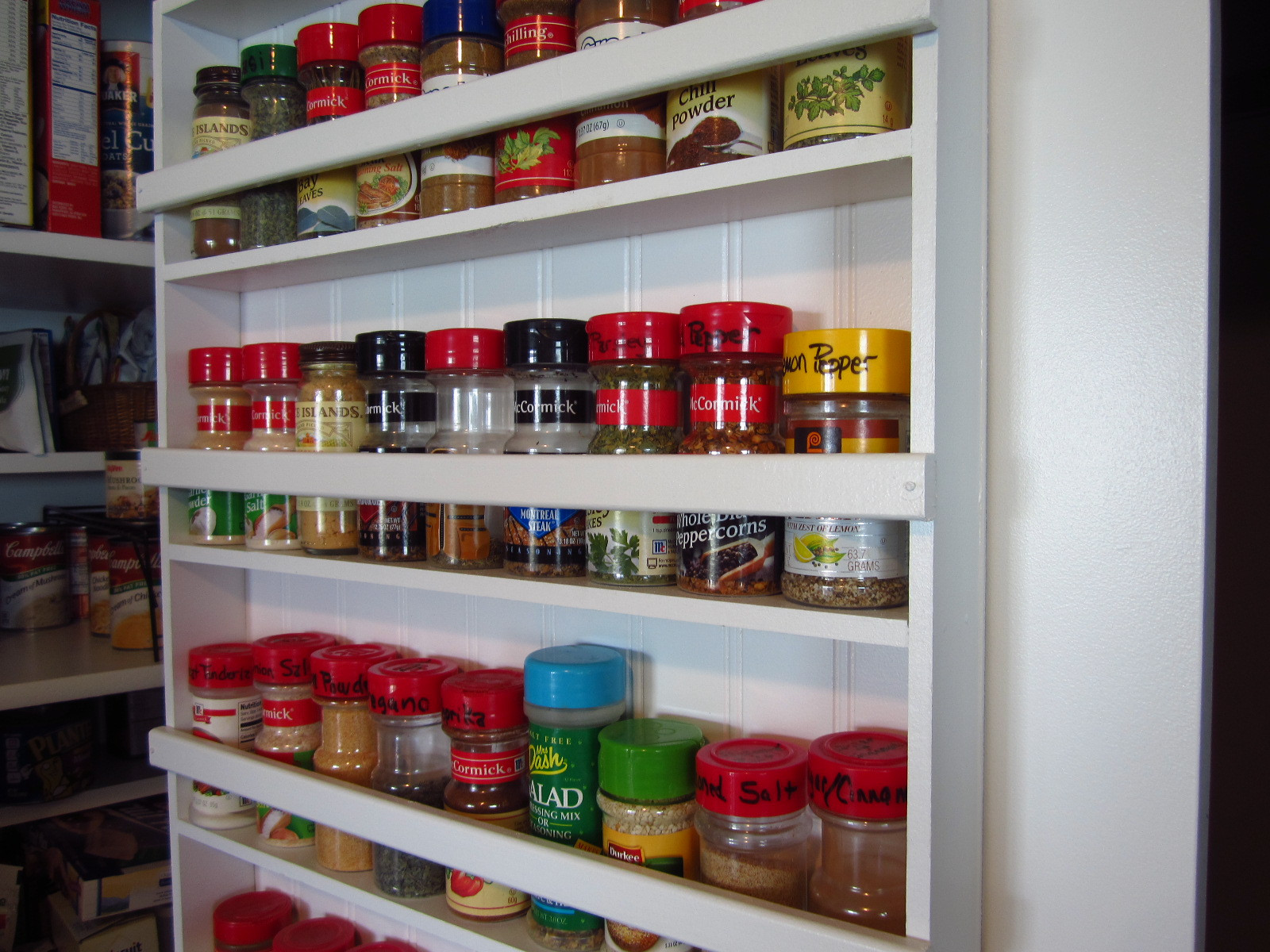 DIY Pantry Door Spice Rack
 Door Spice Racks & A Spice Rack The Door Would Be Nice