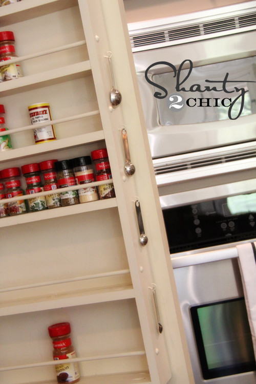 DIY Pantry Door Spice Rack
 Pantry Ideas DIY Door Spice Rack Shanty 2 Chic