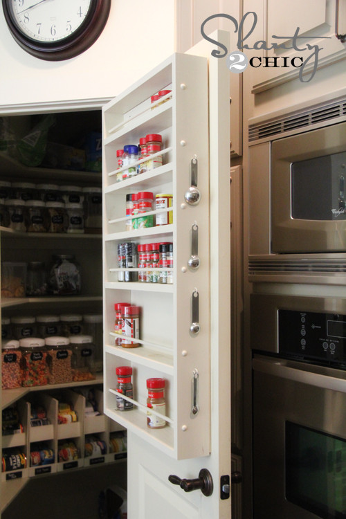 DIY Pantry Door Spice Rack
 Pantry Ideas DIY Door Spice Rack Shanty 2 Chic