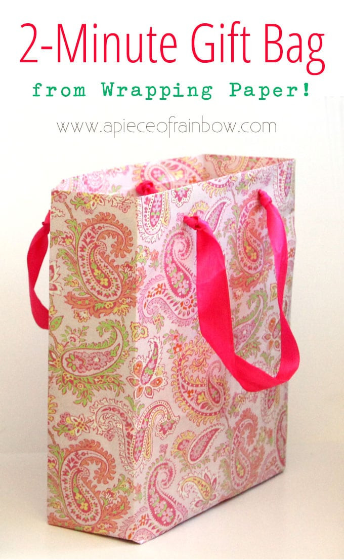 DIY Paper Gift Bag
 Fastest & Easiest Way To Make Gift Bags from Any Paper