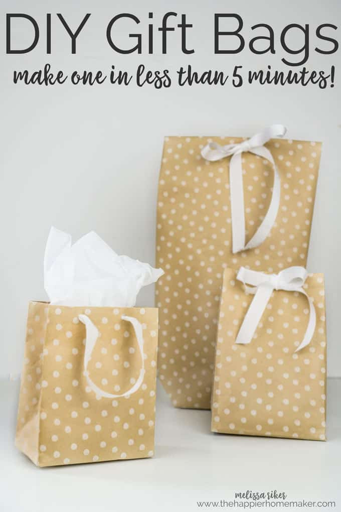 DIY Paper Gift Bag
 DIY Gift Bags from Wrapping Paper