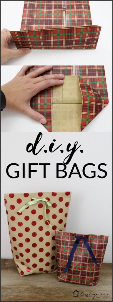 DIY Paper Gift Bag
 How To Make A DIY Gift Bag For Christmas