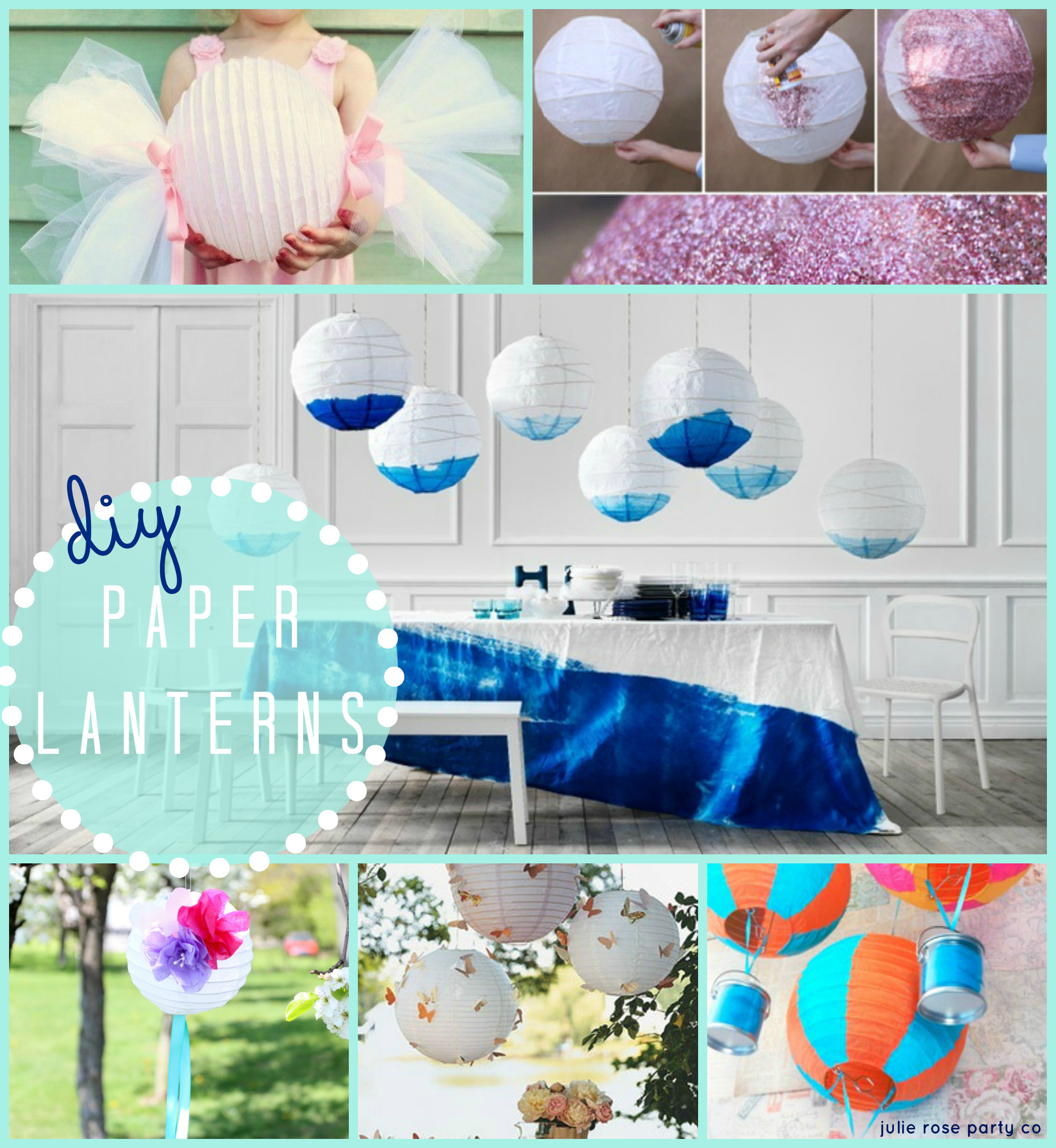 DIY Paper Party Decorations
 Six great ways to decorate with paper lanterns