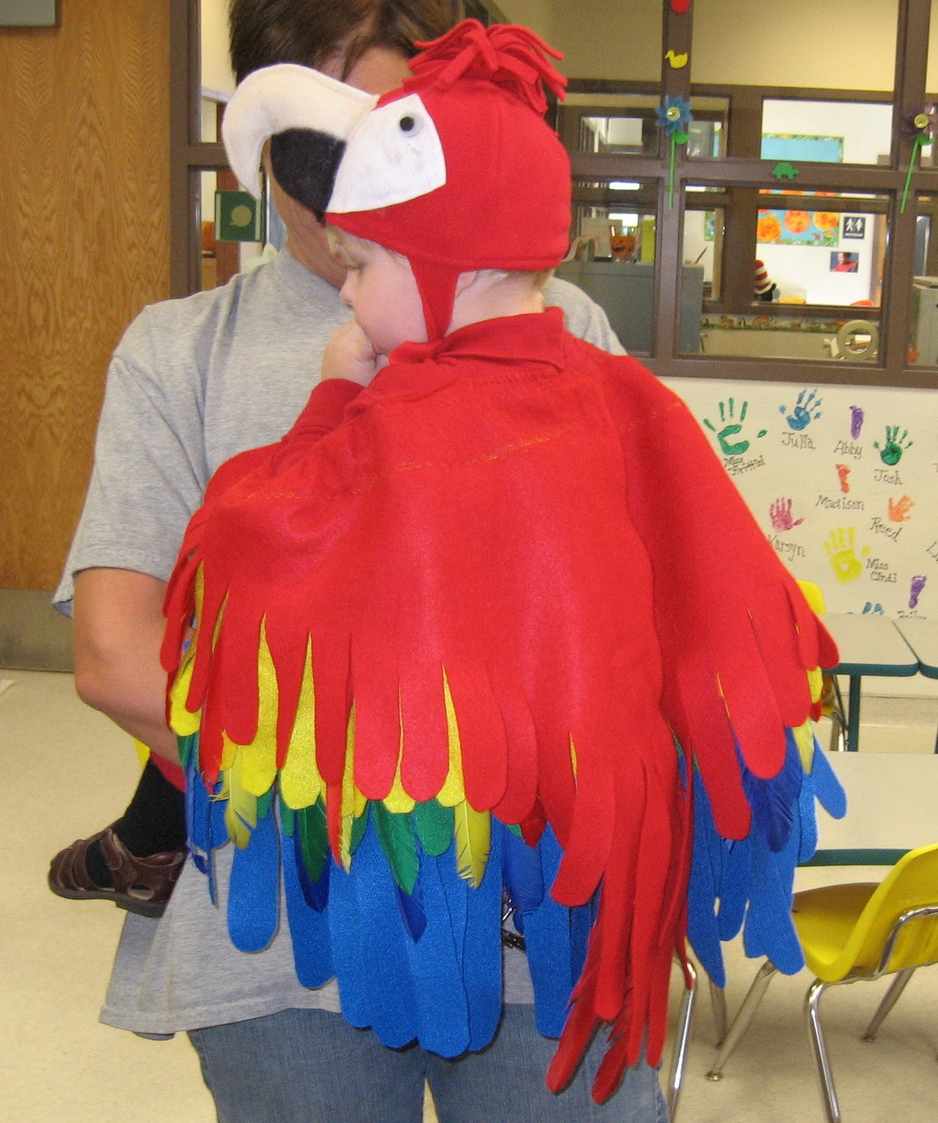 DIY Parrot Costume
 Homemade Parrot Costume