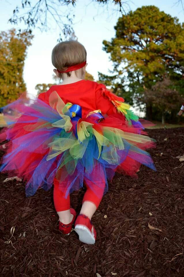 DIY Parrot Costume
 1000 images about costume DIY rainbow macaw parrot on