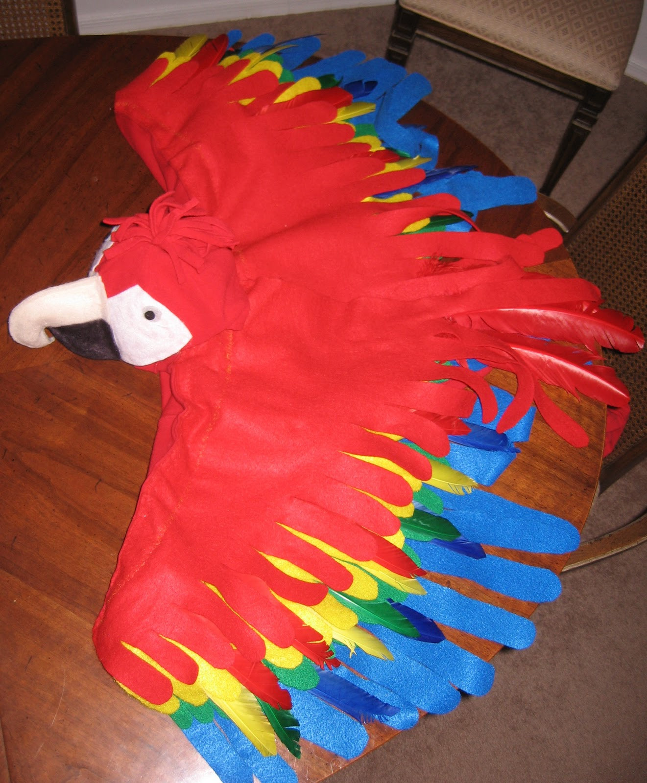 DIY Parrot Costume
 Mom Endeavors Homemade Parrot Costume