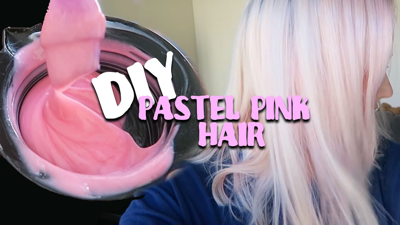 DIY Pastel Pink Hair
 DIY PASTEL PINK HAIR