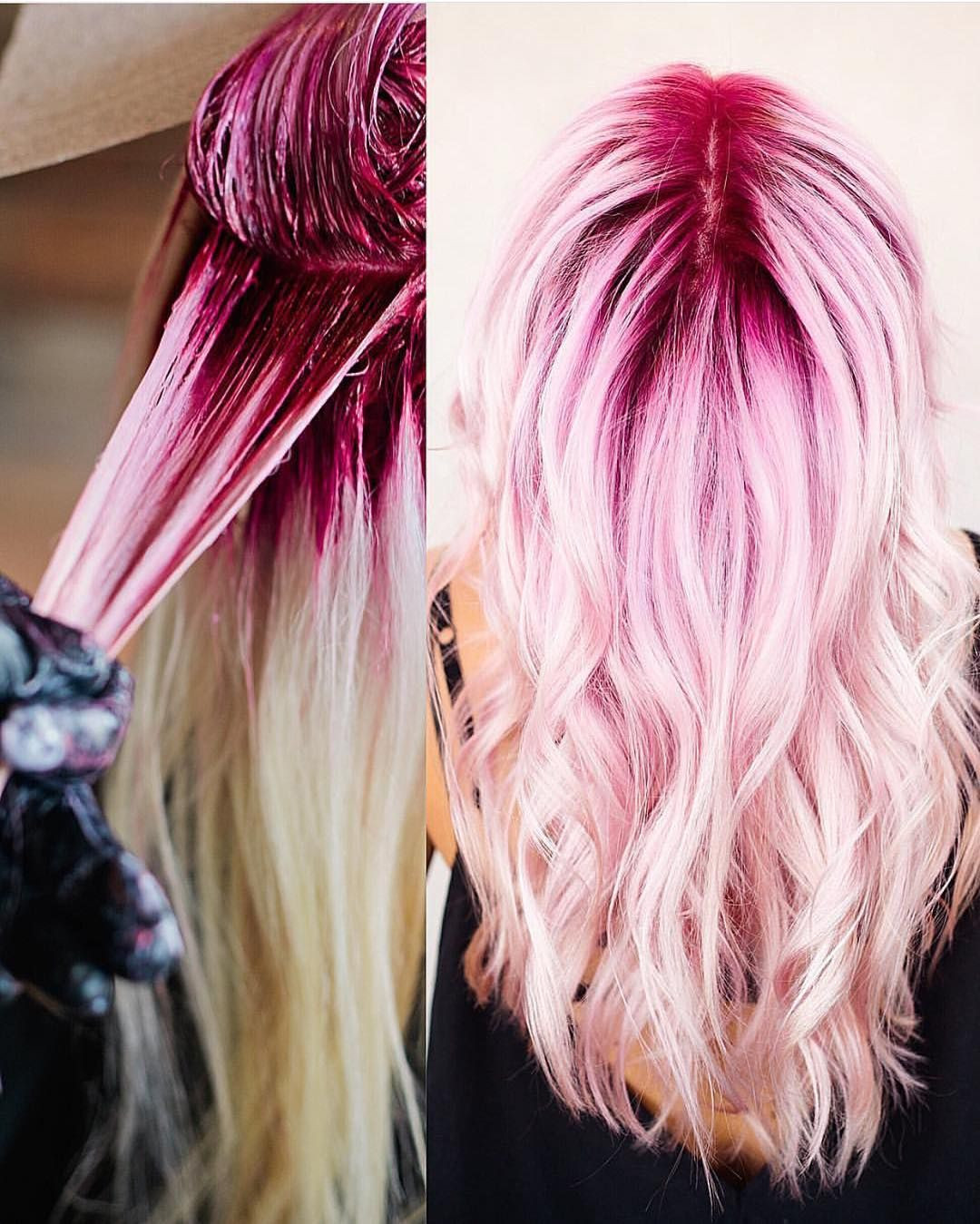 DIY Pastel Pink Hair
 During and after shots by jaywesleyolson Jay this pink