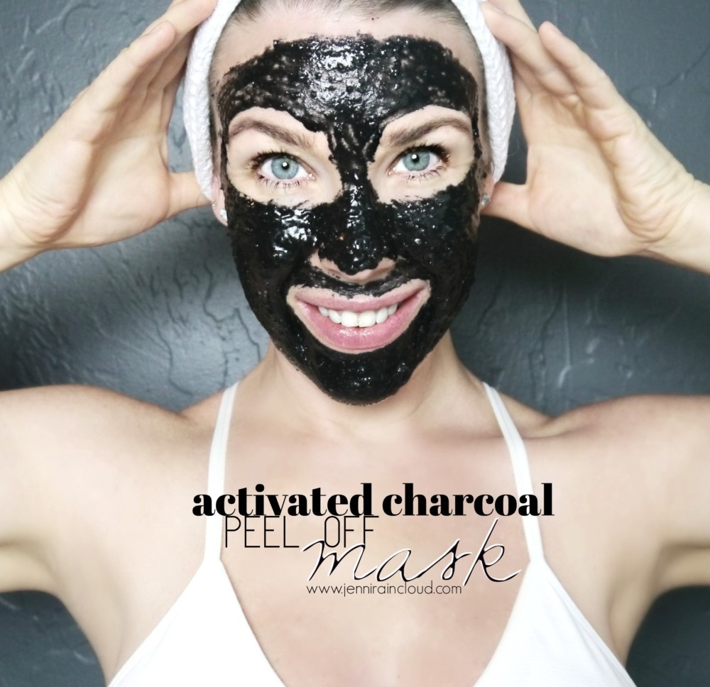DIY Peel Off Charcoal Mask
 Peel f Activated Charcoal Mask Jenni Raincloud