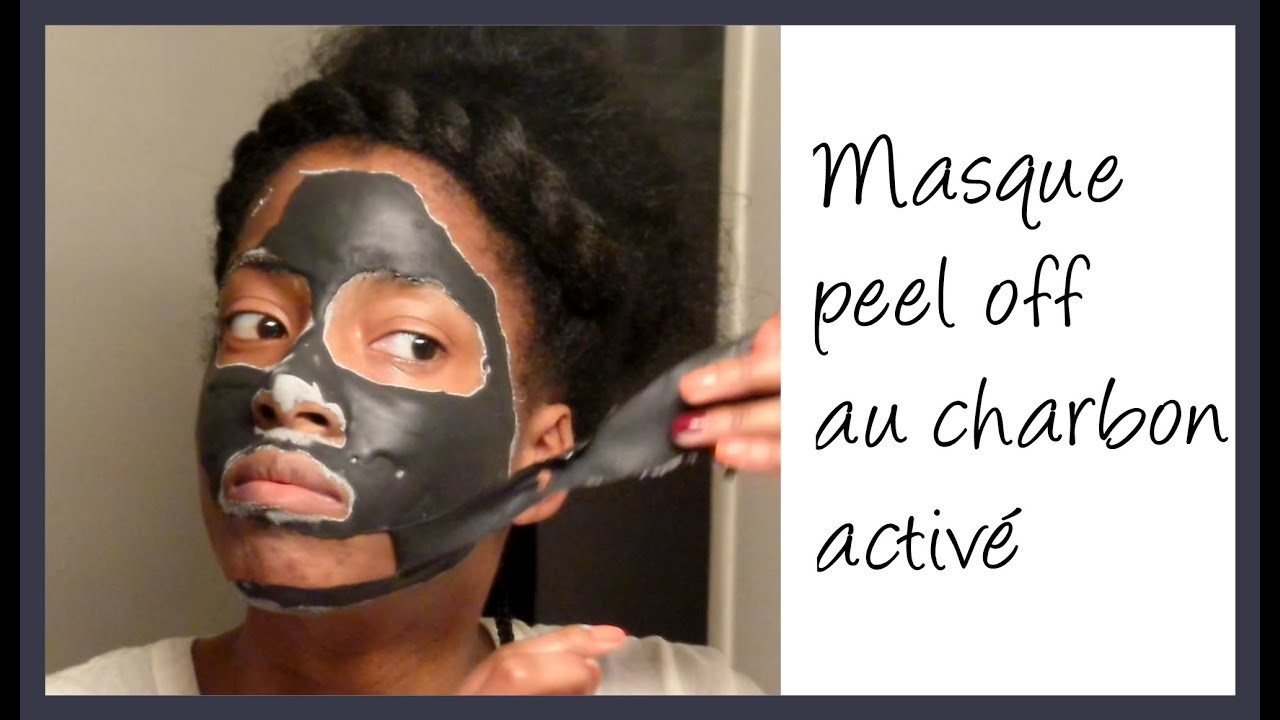 DIY Peel Off Charcoal Mask
 Masque peel off au charbon activé DIY Activated