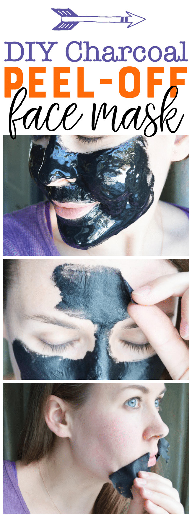 DIY Peel Off Charcoal Mask
 DIY Charcoal Peel f Mask Easy Blackhead Busting Mask