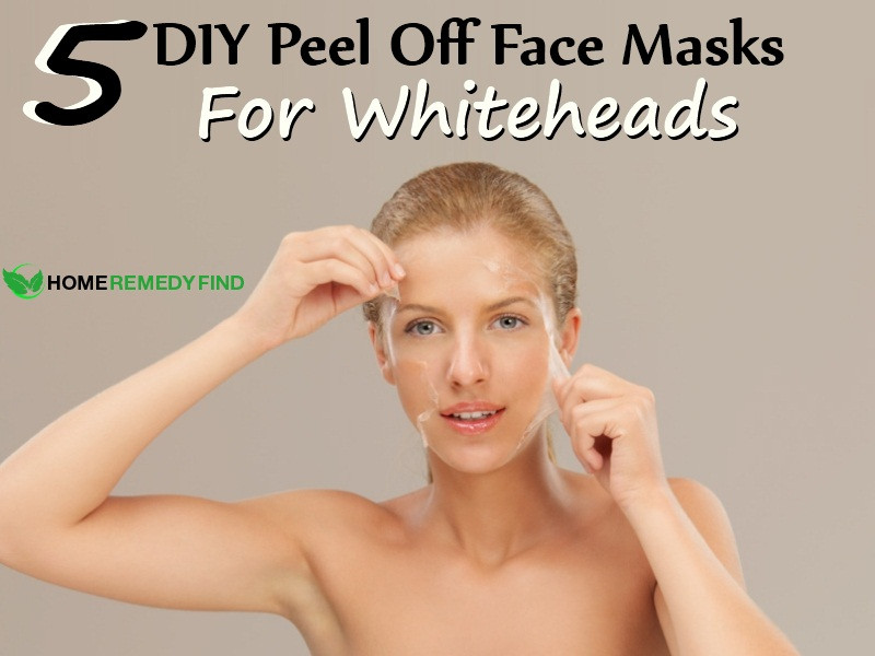 DIY Peel Off Face Mask
 7 DIY Peel f Face Masks For Whiteheads