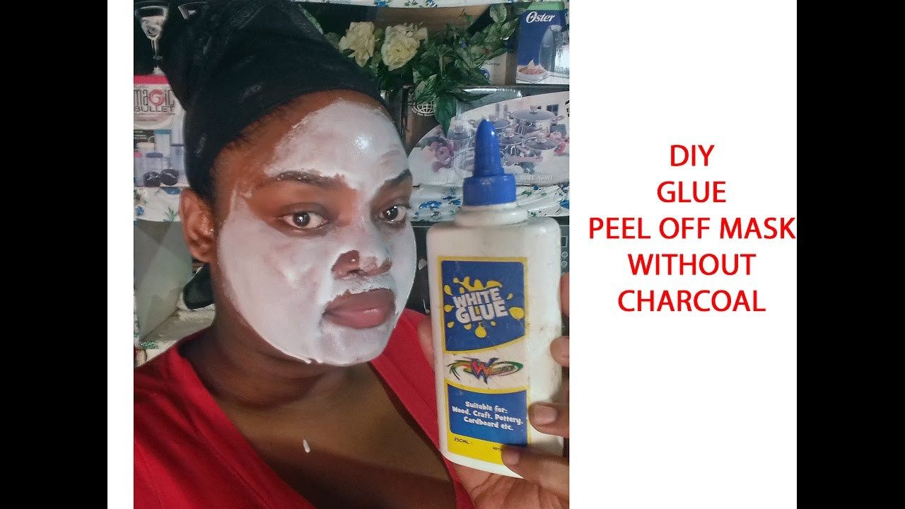 DIY Peel Off Face Mask
 DIY GLUE PEEL OFF MASK without charcoal