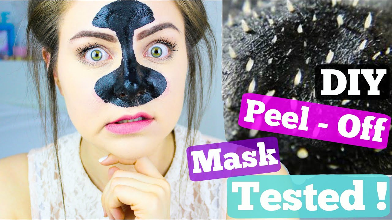 DIY Peel Off Face Mask
 DIY Blackhead Remover Peel f Mask Tested