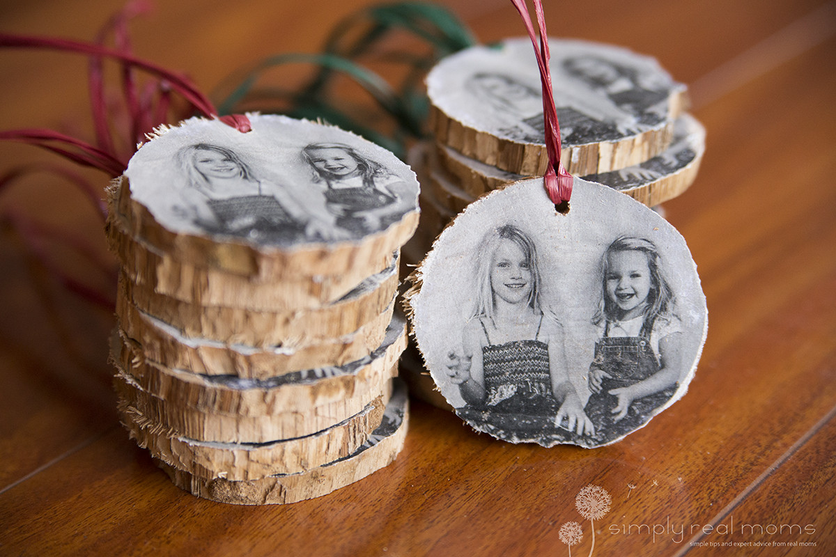DIY Photo Christmas Ornaments
 DIY Wooden Christmas Ornaments Simply Real Moms