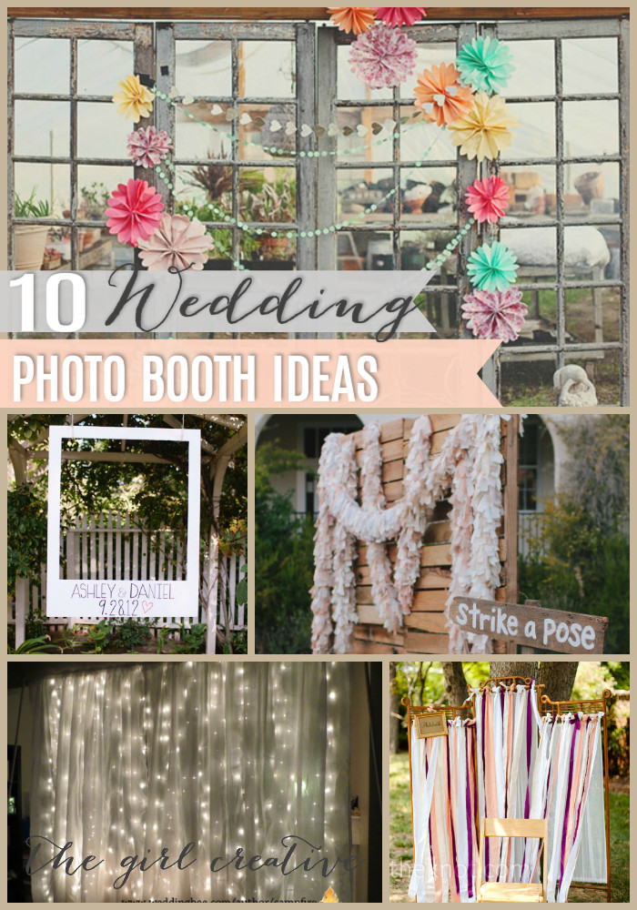 DIY Photobooth Wedding
 10 DIY Wedding Booths The Girl Creative