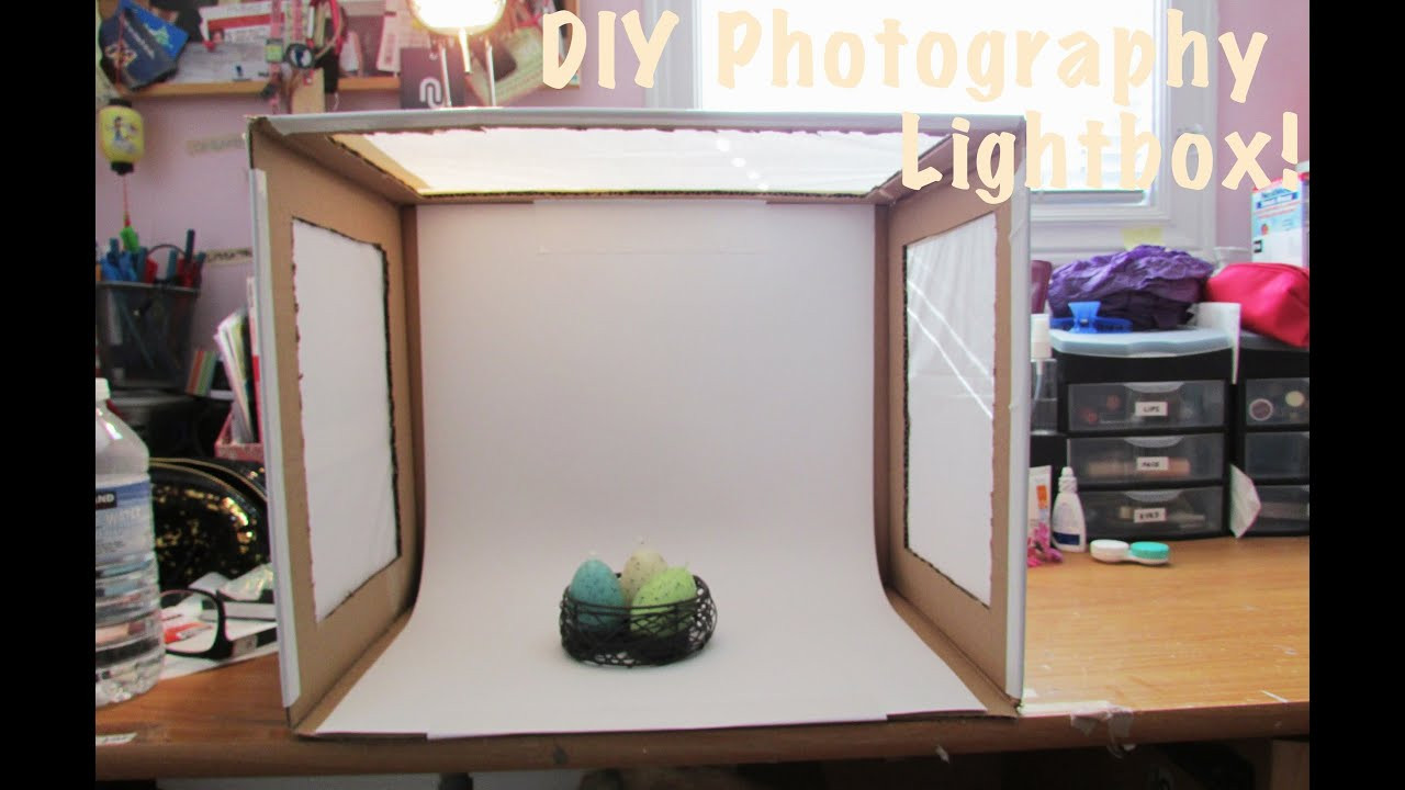 DIY Photography Lightbox
 How To DIY Light Box