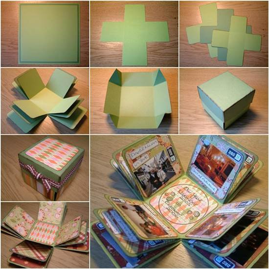 DIY Picture Box
 How to DIY Creative Box Album
