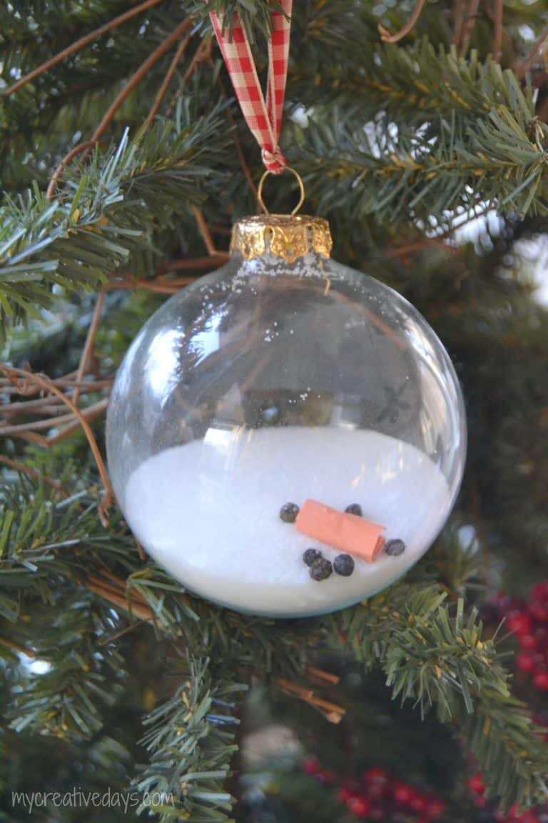 DIY Picture Christmas Ornaments
 A Homemade Christmas Ornament that uses kitchen staples to