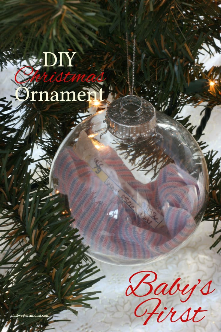 DIY Picture Christmas Ornaments
 Easy DIY Baby’s First Christmas Ornament