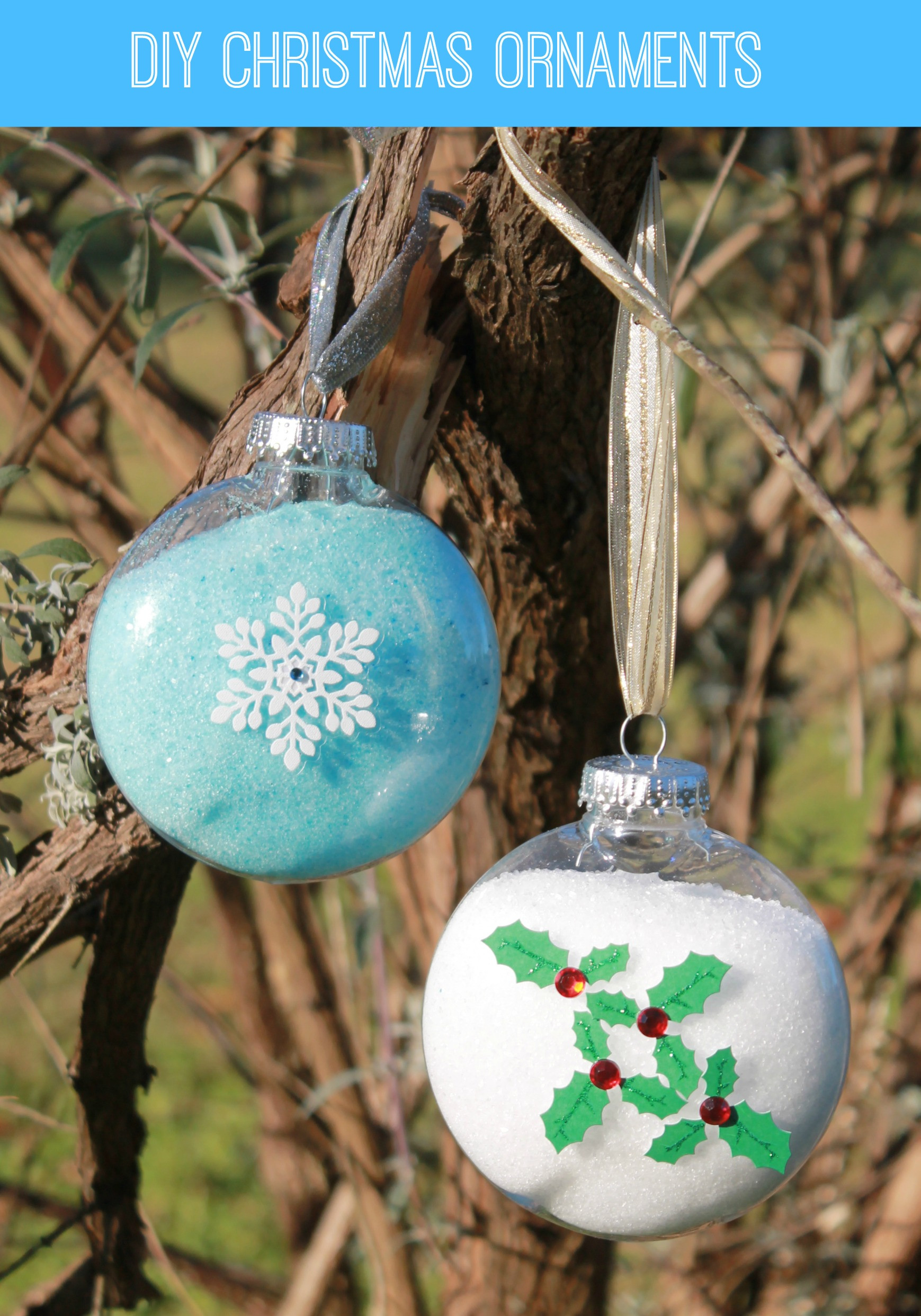 DIY Picture Christmas Ornaments
 Easy DIY Snowflake Christmas Ornament